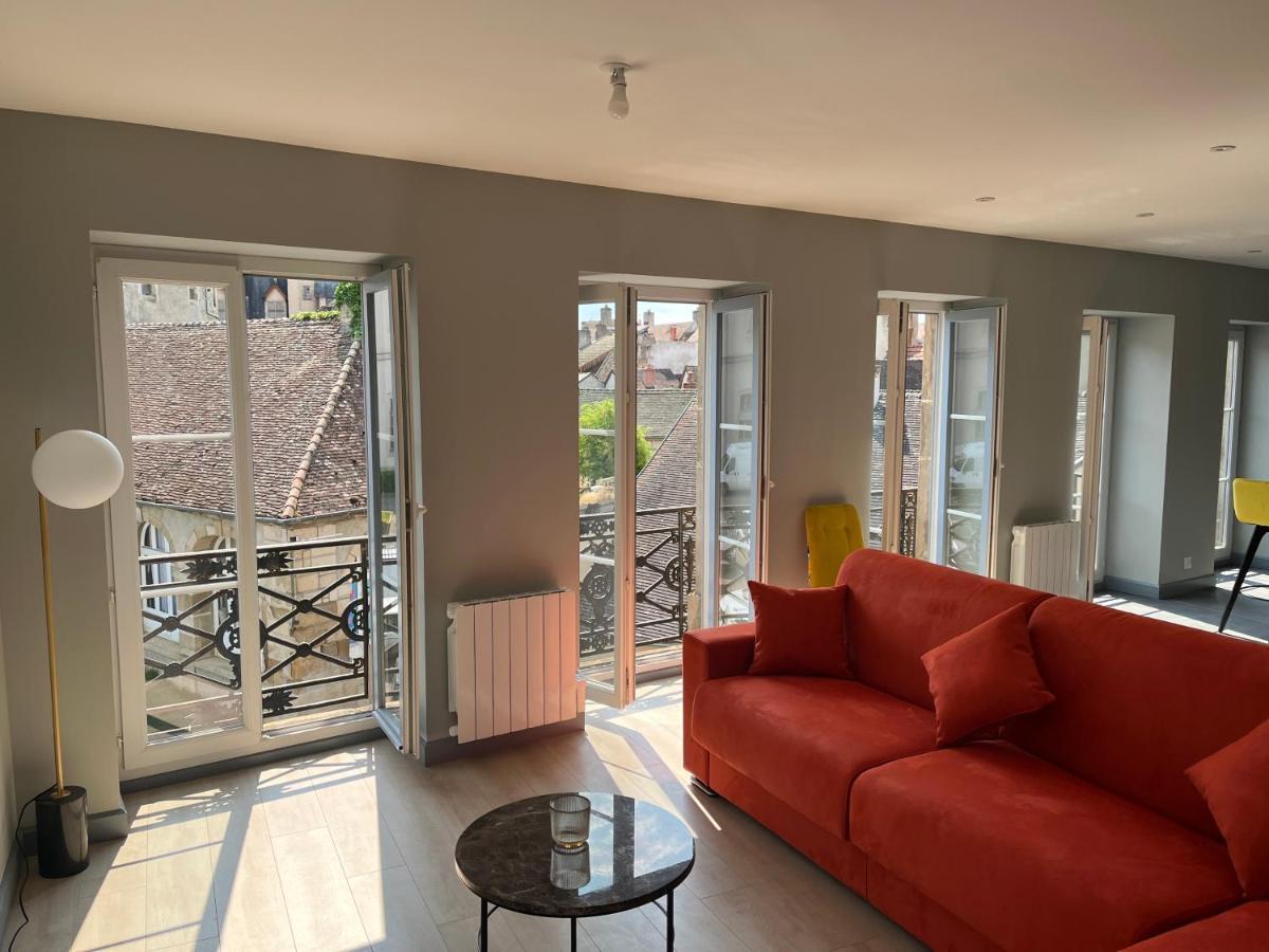 Le Palais Duplex Apartment Autun Bagian luar foto